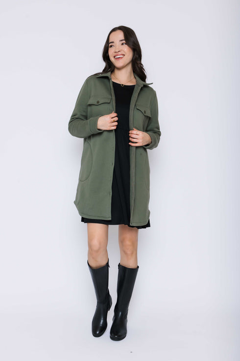 Jackie-Sherpa Button-Up